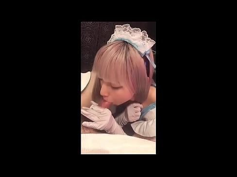 ❤️ Japoński Idol [mayuka], kostium francuskiej pokojówki, część 1, obciąganie i walenie konia z balsamem ❤️❌  Sex at pl.pornovore.ru ☑